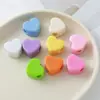 Contas Redondas com Furo Grande de 6-16mm Cor Macaron Contas Acrílicas Materiais para Miçangas DIY Artesanais Infantis Doces Coloridas Contas Soltas
