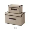 Caja de Almacenamiento de Tela Er Li Fan Organizador de Ropa Juguetes Plegable Armario Doméstico Ropa Interior Misceláneos Caja de Almacenamiento para Dormitorio