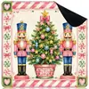 Tapete Novo de Mesa para Mahjong de Natal Amazon Lama Diatomácea Silencioso Antiderrapante Entretenimento Tapete de Mesa para Xadrez e Cartas Tapete de Mesa Festiva