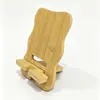 Soporte de bambú para teléfono, portátil, de escritorio, diseño creativo y minimalista, soporte para teléfono de bambú y madera para uso doméstico, apto para teléfonos y tabletas