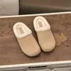 Mocasines cómodos sin cordones para mujer, aptos para usar al aire libre, nuevo modelo otoño e invierno 2026, mocasines estilo Birkenstock con forro de felpa