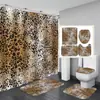 Suministro Directo de Amazon Transfronterizo Impresión Digital Impermeable Poliéster Baño Tótem Cortina de Ducha Fabricante Cortina de Ducha Hecha a Medida Venta al por Mayor
