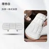 Nuevo cojín para asiento de coche perforado piel nappa cojín avanzado para asiento de coche engrosado antideslizante cojín para asiento delantero y trasero de cinco plazas