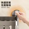 Potente Estante para Toallas con Ventosa Barra Colgante Estante de Almacenamiento para Baño Estante para Toallas de Baño sin Taladro Estante Integrado para Inodoro