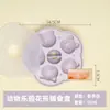 Garra de Gato Bebé Caja de Suplemento Alimenticio de Silicona Caja de Almacenamiento Fresco Charola para Hielo Molde para Cubitos de Hielo con Tapa Molde para Pastel Retortable Hielo Congelado