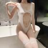 Diversión nocturna variedad de ropa interior sexual pijamas huecos sin espalda tentación sexy perspectiva puro deseo conjunto de cama colección de camisones