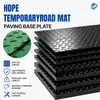 Capacidade de Carga de 80 Toneladas Tapetes de Solo de PEAD Construção Pesada