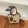 Bolso tote tipo cubo, simple y elegante, nueva colección otoño 2026, un bolso de hombro chic y relajado para el trabajo y los desplazamientos