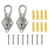 Hebilla de puerta de acero inoxidable Hamaca Columpio de hamaca Bolsa de arena Herrajes para colgar Cesta colgante Accesorios para silla de ratán Herrajes para hamaca