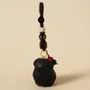 Llavero Colgante para Coche con Tallado en Madera Hecho a Mano de Golden Retriever, Colgante para Bolso para Novia, Adornos de Regalo Lindos