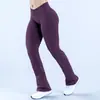 Calça Yoga Europeia e Americana de Cintura Alta, Calça Flare Solta de Cintura Alta, Roupa de Yoga Emagrecedora, Calça Longa Esportiva para Fitness
