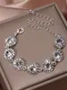 Pulseira Colorida Nova Francesa Retrô com Pedras Dopamina para Mulheres, Joia Tendência Estilo Doce e de Luxo Leve
