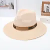 Chapéu de Sol de Verão para Viagem do Papai, Chapéu de Palha Masculino, Chapéu de Praia Jazz, Chapéu para Cavalheiro de Meia-Idade e Idoso, Chapéu do Vovô