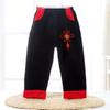 Mono de pana para bebé, traje Tang para niños y niñas, antidesgaste, otoño e invierno, rojo, impermeable, para Año Nuevo, ropa de comida de Año Nuevo