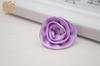 Ponto Multicor 4,5cm Feito à Mão DIY Flor Trompete de Cetim Chapéu Flor Acessórios de Cabelo Acessórios Flor Pequena Decorativa