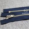 Cremallera YKK con cabeza de resorte No. 4 metal oro cobre cerrado Cabeza de resorte (Tipo Y) cremallera de bragueta de pantalón al por mayor