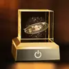 Luz de Noche de Cristal Adornos de Cristal Creativos Regalos Manualidades Luces Decorativas para Dormitorio Lámparas de Mesita de Noche Productos Nuevos Transfronterizos