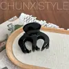 Pinza para el Cabello Pequeña de Acetato Estilo Coreano Francés de Calabaza para Mujeres con Poco Cabello, Pinza de Tiburón de Alta Gama para el Cabello, Pinza para el Cabello