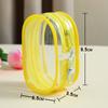 Bolsa de almacenamiento transparente para cables de datos para viajes y salidas, cargador portátil de alto valor, linda cubierta protectora, bolsa de organización multiusos