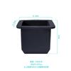 Forma de gelo de silicone de qualidade alimentar, caixa de gelo quadrada grande para uísque com tampa, bandeja de gelo para coquetéis.