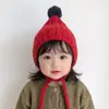Gorro de Invierno Yipan para Niños, Gorro Peludo de Elfo para Niños y Niñas, Gorro de Punto Cálido y Elegante, Gorro de Lana para Bebé
