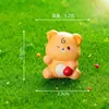 Producto Nuevo Original Osito Gordito Figura Linda Decoración de Resina DIY Accesorio de Bolsa Ciega Adorno para Escritorio de Oficina