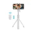 Atacado de fábrica bastão de selfie com controle remoto Bluetooth e luz de preenchimento, tripé portátil retrátil, selfie ao vivo para celular