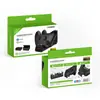 Cargador de Batería Inalámbrica para Mando Serie X/S Xbox Series X/S Cargador Base Doble para Batería de Mando Xsx