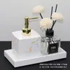 Kit de artículos de tocador de baño europeo para hotel Baño de habitación modelo Adornos de baño Botella de desinfectante de manos Botella de loción Juego de bandeja