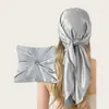 Lenço de Cabeça Estilo Europeu e Americano, Lenço de Seda Liso para Mulheres, Seda de Imitação, 90 Cores, Acabamento em Cetim, Lenço no Atacado de Fabricantes da Ásia Central