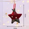 Decoración Navideña Escena Arreglo de Árbol Suministros Festivos Joyería para Disfraz Bolsa de Materiales Calcetines de Tela Colgante Accesorios