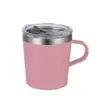 Nova Caneca de Aço Inoxidável 304 com Alça, Copo Mini de Carro de Camada Dupla, Caneca de Café Portátil para Escritório