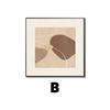 Pintura decorativa de parede para mesa de jantar de arte antiga, pintura de cabeceira de quarto com sentido avançado, mural abstrato retrô francês