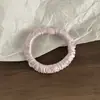 Goma para el cabello de alta gama estilo coreano, de satén de cristal, color sólido, versátil y elegante para peinados de moño o cola de caballo