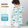 Saco de dormir para bebé modelo nuevo 2026, Saco de dormir de algodón puro de tres capas para primavera y otoño, Colcha anti-patadas para niños para habitaciones con aire acondicionado, Adecuado para todas las estaciones