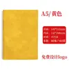Cuaderno A5 Libro de Registro de Reuniones Cuero PU Espesado Tacto Cuero Piel de Oveja Bloc de Notas Cuaderno Logo Personalizado