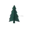 Adornos de Madera para Árbol de Navidad Estéreo 3D, Árbol de Navidad Mini de Escritorio Creativo Set DIY Hecho a Mano, Regalos de Navidad