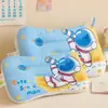 Almohada Infantil de Algodón Puro con Terciopelo de Frijol Calmante, Adecuada para Uso en Guardería, para Bebés de 1-3-6 Años y Mayores, Núcleo de Almohada Pequeño para Bebés
