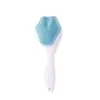 Cepillo Facial Limpiador de Silicona con Forma de Pata de Gato Venta Directa del Fabricante Mango Largo Limpiador Facial Manual Elimina Puntos Negros Limpieza de Poros Limpiador Facial de Goma Suave