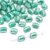 Cuentas de Cristal de Vidrio Facetado Rectangular Color Chapado Accesorios para Collares Pulseras Hechos a Mano DIY Con Cuentas