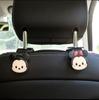 Suministros creativos para automóviles, gancho para el asiento trasero del automóvil, gancho para el asiento trasero del automóvil, gancho pequeño para el automóvil, lindo