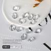 Accesorios para uñas de forma especial con fondo transparente blanco hielo sin fondo fondo transparente nude Diamante Corazón Torcido caramelo de roca súper brillante transparentes tridimensionales