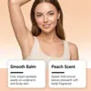 Crema de Cuidado para Axilas de Durazno Hidratante Suave Diaria, Suavizante, Nutritiva, Limpiadora de la Piel del Cuerpo, No Pegajosa, Portátil