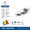 Downlight led cuadrado ultrafino de superficie antideslumbrante lámpara principal sin cabezal sala de estar un cabezal doble cabezal tres cabezales lámpara de cubo empotrada en techo lámpara de vesícula biliar