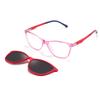 Gafas de Sol para Niños Modelo Nuevo 2026 con Set de Lentes Magnéticas Clip-On, Gafas de Doble Uso con Protección Polarizada y UV Bh2014