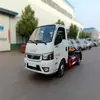 Fabricantes de Caminhão de Lixo de Braço Gancho Azul Dongfeng Tour Yi 3 Quadrado Fornecem Fabricantes de Caminhão de Lixo de 3 Metros Cúbicos Qual é Melhor