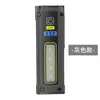 Nuevo mini linterna de doble fuente de luz transfronteriza Carga rápida TYPE-C multi-trabajo con imán luz de trabajo linterna de emergencia