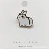 Broche de Metal Cartoon Estilo Japonês Ins Broche de Liga Metálica Tendência Decoração para Roupa e Bolsa Novo Produto Primavera 2025