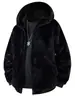 Chamarra Enbu, talla europea extragrande, forrada de polar y engrosada, chamarra de invierno para hombre, cárdigan, prenda exterior holgada