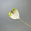 Flor artificial 3D palma vermelha PU sentir guindaste de fogo pequena palma branca Guanyin Lotus casamento flor falsa decoração de casa simulação palma vermelha